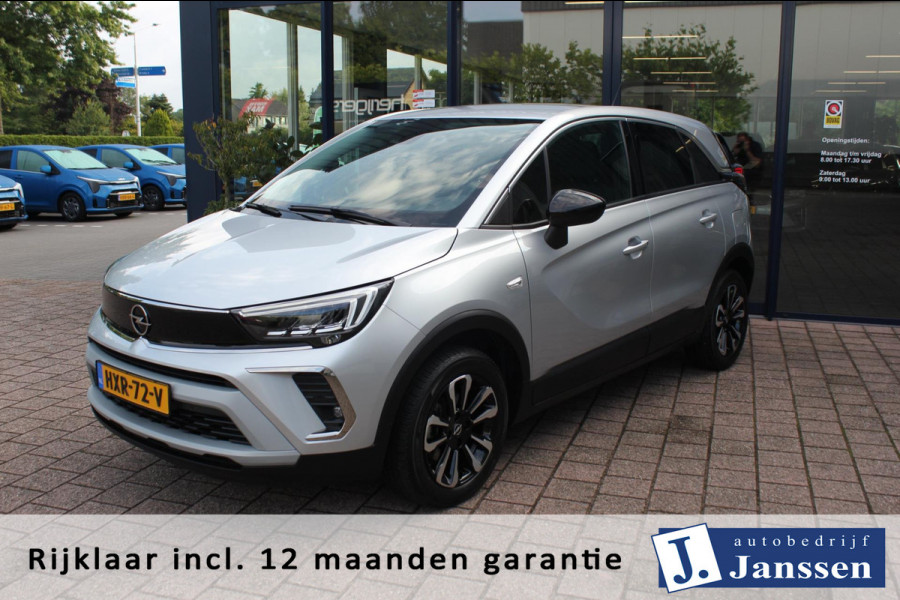 Opel Crossland 1.2 Turbo Elegance | Prijs rijklaar incl. 12 mnd garantie | Navi Clima Stoel,-Stuurverwarming