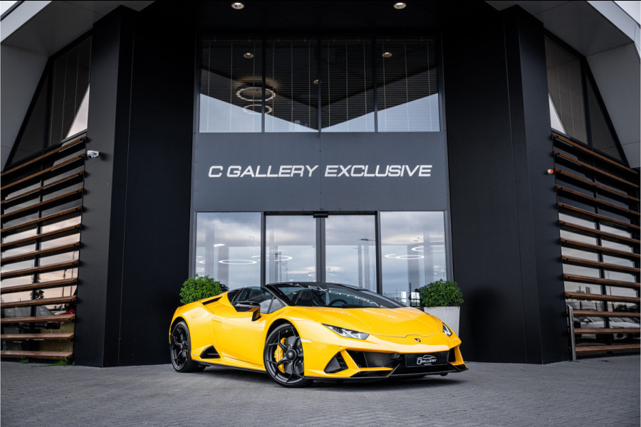 Lamborghini Huracán Evo Spyder 5.2 V10 - Giallo Inti | Origineel NL | Dealer O.H. | Lift | Sensonum