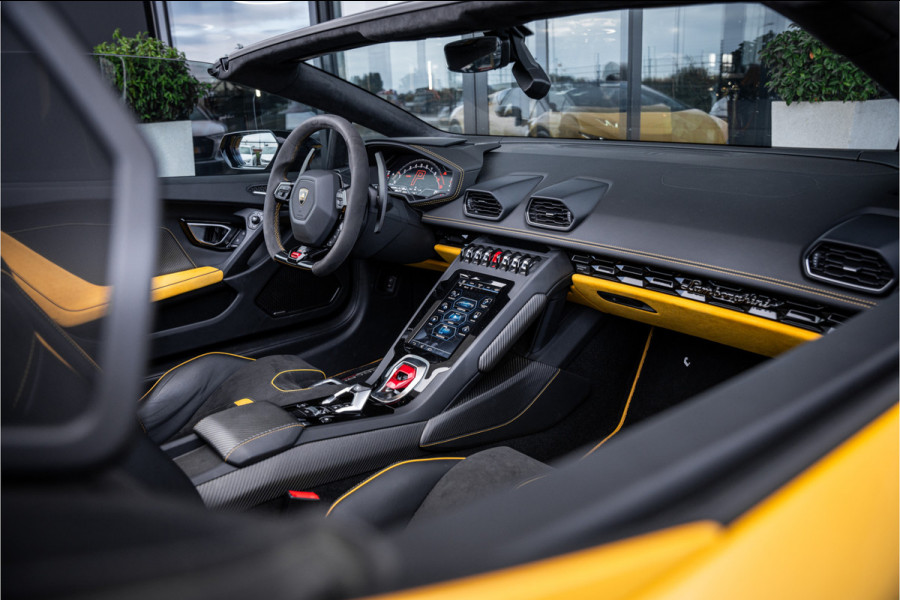 Lamborghini Huracán Evo Spyder 5.2 V10 - Giallo Inti | Origineel NL | Dealer O.H. | Lift | Sensonum