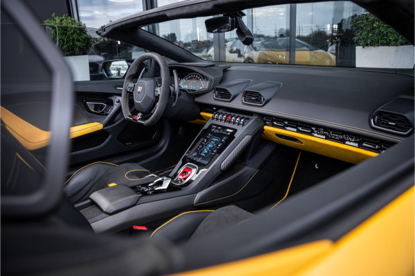 Lamborghini Huracán Evo Spyder 5.2 V10 - Giallo Inti | Origineel NL | Dealer O.H. | Lift | Sensonum
