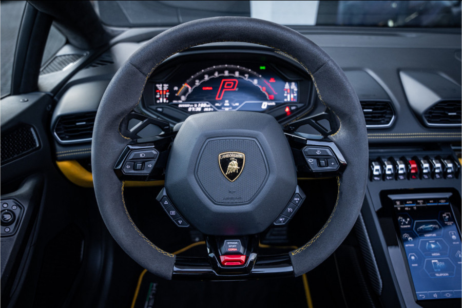 Lamborghini Huracán Evo Spyder 5.2 V10 - Giallo Inti | Origineel NL | Dealer O.H. | Lift | Sensonum