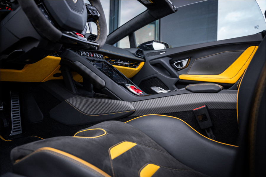 Lamborghini Huracán Evo Spyder 5.2 V10 - Giallo Inti | Origineel NL | Dealer O.H. | Lift | Sensonum
