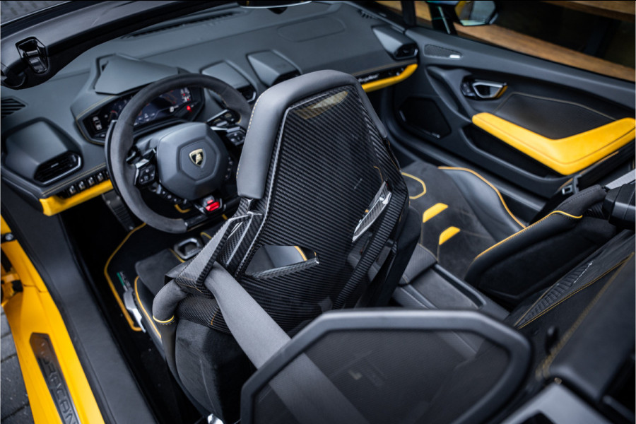 Lamborghini Huracán Evo Spyder 5.2 V10 - Giallo Inti | Origineel NL | Dealer O.H. | Lift | Sensonum