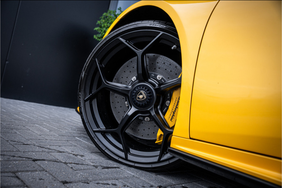 Lamborghini Huracán Evo Spyder 5.2 V10 - Giallo Inti | Origineel NL | Dealer O.H. | Lift | Sensonum