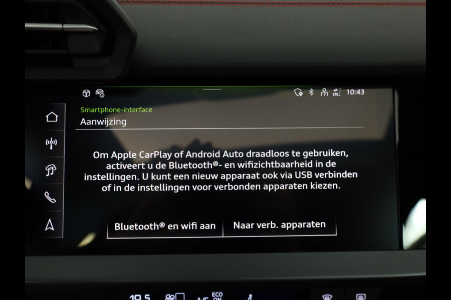 Audi A3 Sportback 45 TFSI e S edition Competition 272 pk S-tronic| Navigatie | Panoramadak | Parkeersensoren (Park assist) | Achteruitrijcamera | Adaptieve cruise control | Matrix LED koplampen |