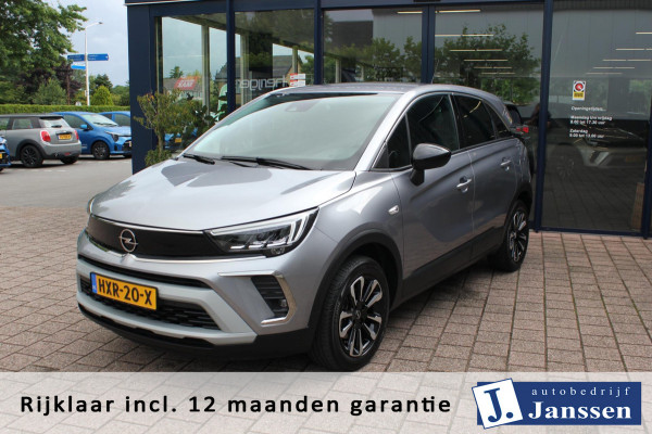 Opel Crossland 1.2 Turbo Elegance|Prijs rijklaar incl 12 mnd garantie| Navi Clima Stoel,-Stuurverwarming