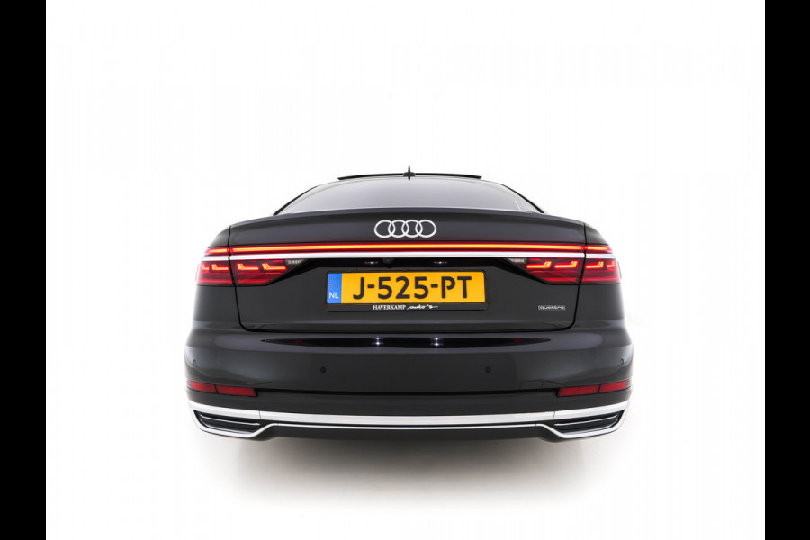 Audi A8 60 TFSI-E Quattro Lang Pro Line Plus (INCL-BTW) *PANO | LUXURY-LEATHER | MATRIX-LED | ADAPTIVE-CRUISE | BLIND-SPOT | SOFT-CLOSE | BANG&OLUFSEN | TOP-VIEW | MEMORY-PACK | MASSAGE | KEYLESS | DIGI-COCKPIT | NAVI-FULLMAP | 20''ALU