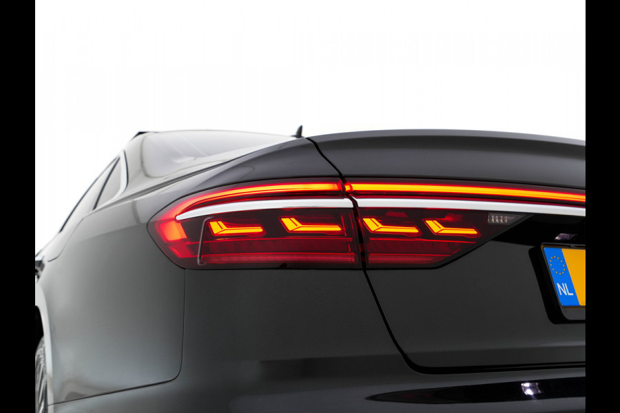 Audi A8 60 TFSI-E Quattro Lang Pro Line Plus (INCL-BTW) *PANO | LUXURY-LEATHER | MATRIX-LED | ADAPTIVE-CRUISE | BLIND-SPOT | SOFT-CLOSE | BANG&OLUFSEN | TOP-VIEW | MEMORY-PACK | MASSAGE | KEYLESS | DIGI-COCKPIT | NAVI-FULLMAP | 20''ALU