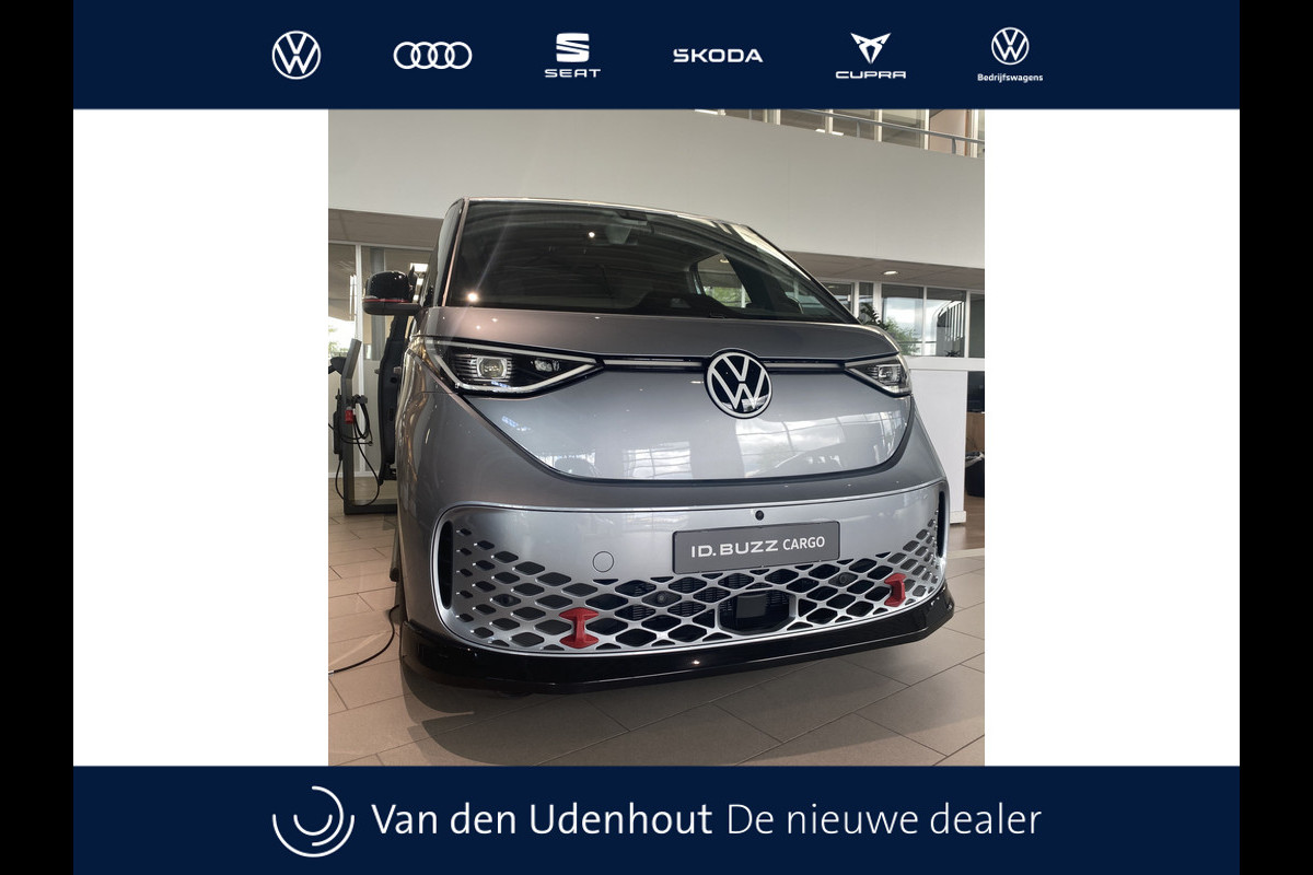Volkswagen ID. Buzz Cargo Bulli edition 79 kWh 210kW 286PK met stylingpakket Volkswagen ID. Buzz Cargo Bulli edition 79 kWh 210kW 286PK met stylingpakket