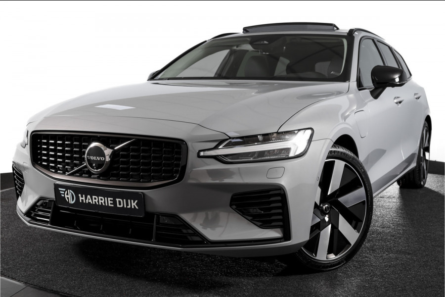 Volvo V60 2.0 T6 Plug-in hybrid AWD Ultra Dark 253 PK - Automaat | S/K-Panodak | Dig. Cockpit | Adapt. Cruise | Stoel-+Stuurverw. | PDC | 360 Camera | NAV + App. Connect | ECC | Elek. Klep | LM 19" | 9589
