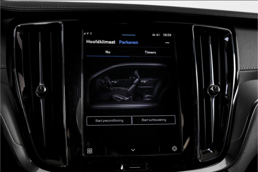 Volvo V60 2.0 T6 Plug-in hybrid AWD Ultra Dark 253 PK - Automaat | S/K-Panodak | Dig. Cockpit | Adapt. Cruise | Stoel-+Stuurverw. | PDC | 360 Camera | NAV + App. Connect | ECC | Elek. Klep | LM 19" | 9589