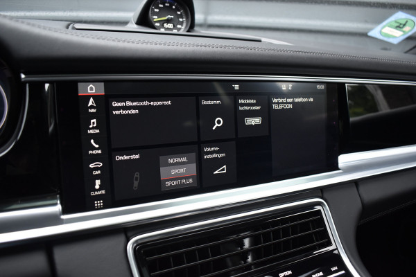 Porsche Panamera Sport Turismo 2.9 4 E-Hybrid 462pk SportDesign | Panoramadak | ACC | PDLS+ | 360 Camera | Bose | Stoelverwarming 4-zone | Stuurverwarming |