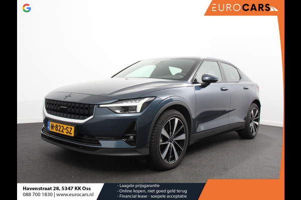 Polestar 2 Standard Range Single Motor 63kWh | Climate control | Cruise control | Panorama dak | Parkeersensoren + Camera | Trekhaak | Voorstoelen verwarmd | Apple Carplay/ Android Auto