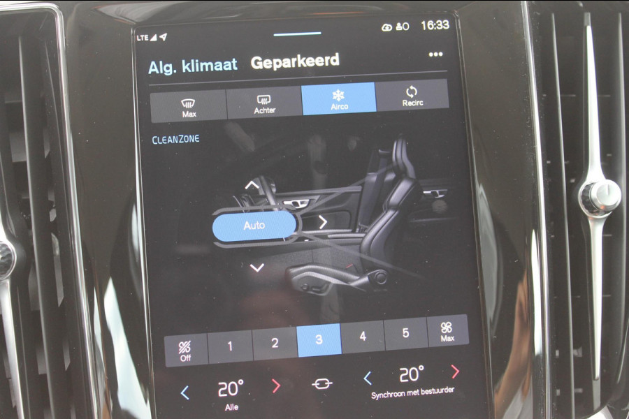 Volvo V60 T6 350PK Automaat Plug-in hybrid AWD Plus Dark Long Range / Google infotainment / Cruise Control / Lederen bekleding / Keyless entry / Elektrisch bedienbare voorstoelen met geheugen / Verwarmbare voorstoelen