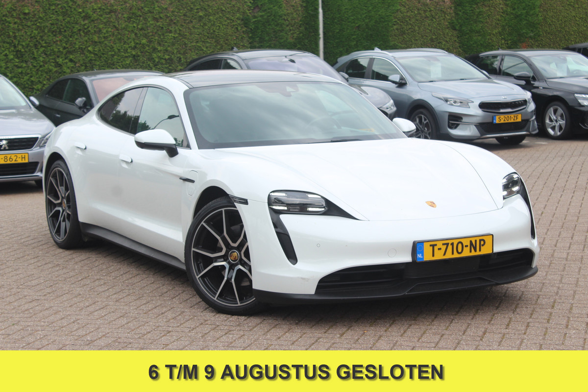 Porsche Taycan Performance 84 kWh / SoH 94,4% / Panoramadak / 360Camera / Luchtvering / 20'' / Dodehoek / Stuurverwarming / Getint glas / Stoelverwarming / Warmtepomp Porsche Taycan Performance 84 kWh / SoH 94,4% / Panoramadak / 360Camera / Luchtvering / 20'' / Dodehoek / Stuurverwarming / Getint glas / Stoelverwarming / Warmtepomp