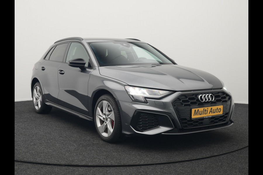 Audi A3 Sportback 45 TFSI e S-Line Plug In Hybrid 245 pk PHEV | Adaptive Cruise | Carplay | Camera | Navigatie | Keyless | Sportstoelen | Dode Hoek |  Digitale Cockpit |