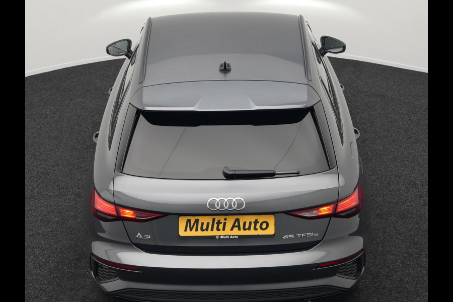 Audi A3 Sportback 45 TFSI e S-Line Plug In Hybrid 245 pk PHEV | Adaptive Cruise | Carplay | Camera | Navigatie | Keyless | Sportstoelen | Dode Hoek |  Digitale Cockpit |