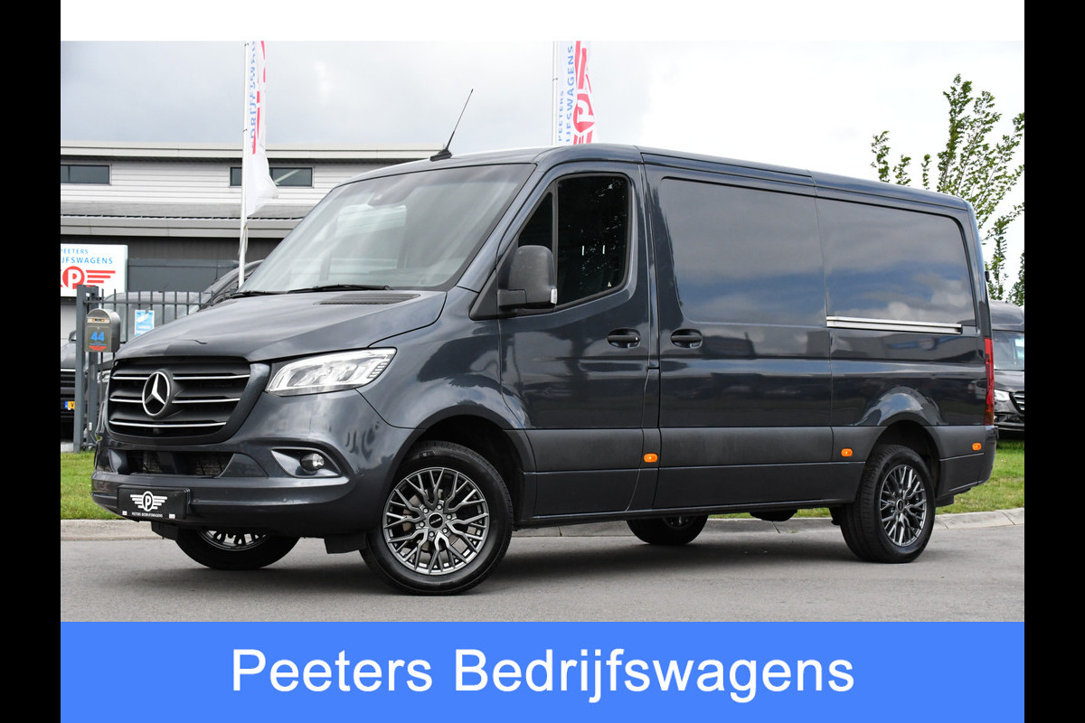 Mercedes-Benz Sprinter 319 1.9 CDI L2H1 RWD PB Edition Full Options! 360 Camera, 3500kg Trekhaak, Cruise, LED, Stoelverwarming, 10,5'' Mbux, 2 x Schuifdeur, Leder, Uniek!