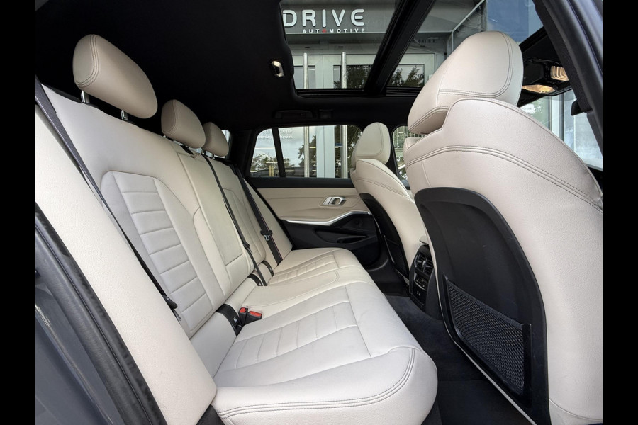 BMW 3 Serie Touring 330e Bus. Ed Plus M-Sport|SOH89%|Pano|Laser|Trekhaak|HUD|Leer|Dravitgrau