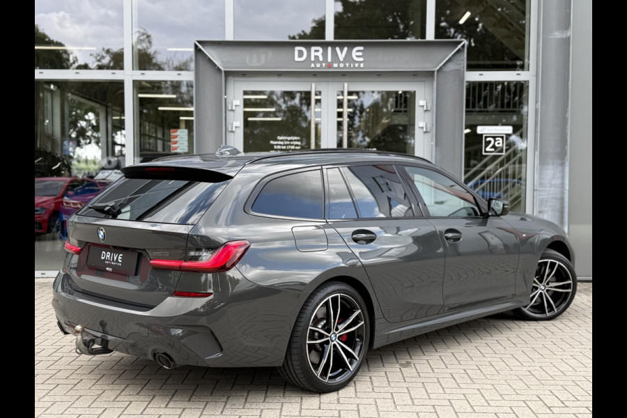BMW 3 Serie Touring 330e Bus. Ed Plus M-Sport|SOH89%|Pano|Laser|Trekhaak|HUD|Leer|Dravitgrau