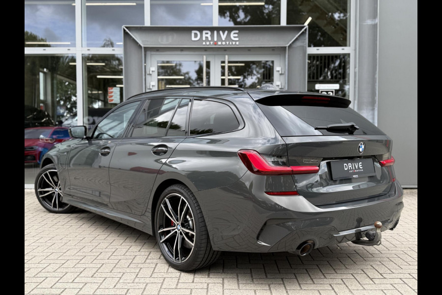 BMW 3 Serie Touring 330e Bus. Ed Plus M-Sport|SOH89%|Pano|Laser|Trekhaak|HUD|Leer|Dravitgrau