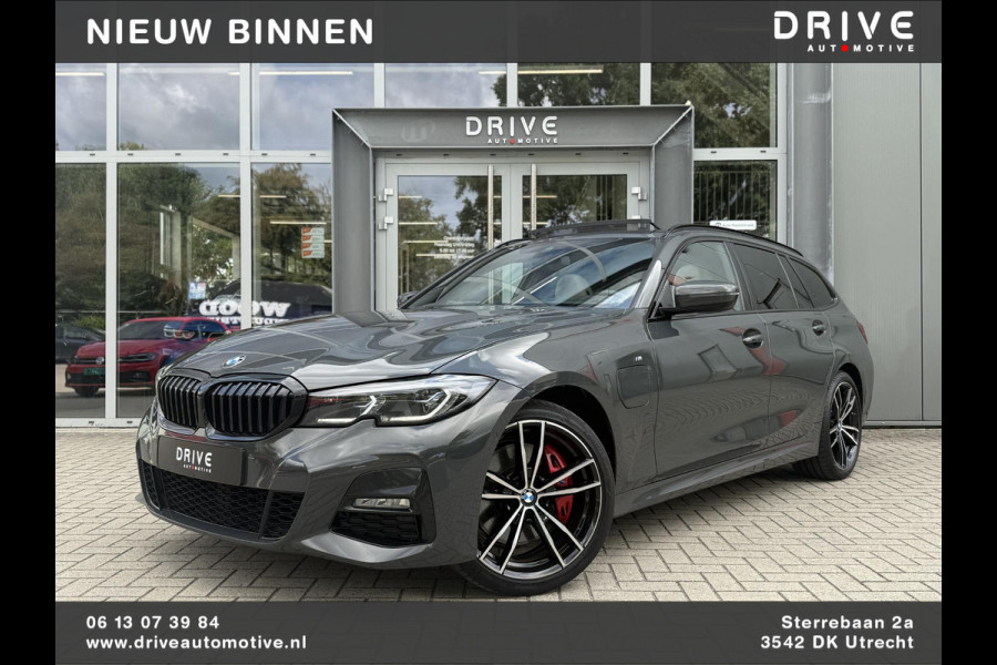 BMW 3 Serie Touring 330e Bus. Ed Plus M-Sport|SOH89%|Pano|Laser|Trekhaak|HUD|Leer|Dravitgrau