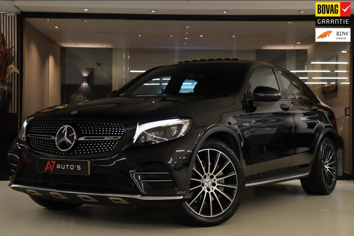 Mercedes-Benz GLC Coupé AMG 43 4MATIC PANODAK/KEYLES/LANEASSIST/LUCHT/360CAM/SFEER/BURM/VOL Mercedes-Benz GLC Coupé AMG 43 4MATIC PANODAK/KEYLES/LANEASSIST/LUCHT/360CAM/SFEER/BURM/VOL