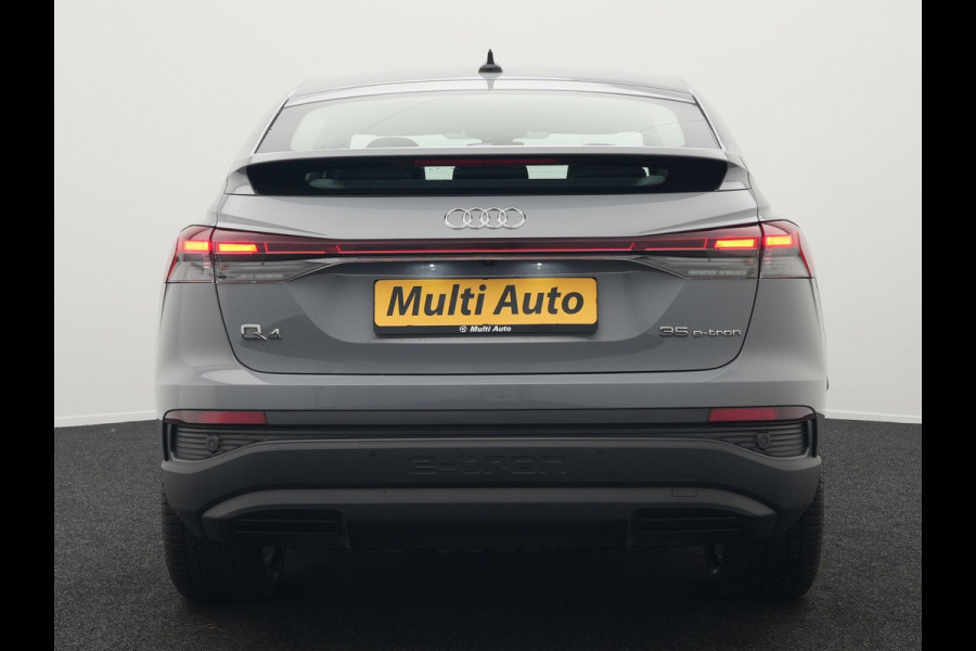 Audi Q4 Sportback e-tron 35 Edition 55 kWh 170pk Dealer O.H INCL BTW | Adaptive Cruise | Camera | Verwarmde Stoelen | Virtual | Front Assist | Navigatie | DAB |
