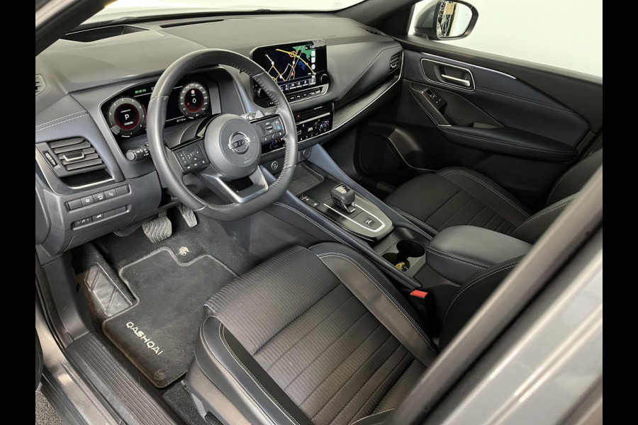 Nissan QASHQAI 1.3 MHEV Xtronic Tekna | Half Leder | Camera 360 | Navigatie /Apple Carplay/Android Auto | Electrisch bedeinbare kofferbal | Digitale Cockpit Dab | Led | Adaptive cruise control