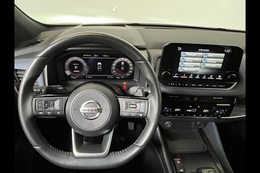 Nissan QASHQAI 1.3 MHEV Xtronic Tekna | Half Leder | Camera 360 | Navigatie /Apple Carplay/Android Auto | Electrisch bedeinbare kofferbal | Digitale Cockpit Dab | Led | Adaptive cruise control