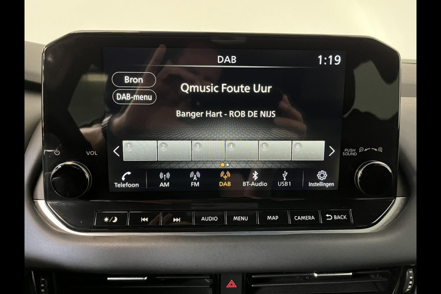 Nissan QASHQAI 1.3 MHEV Xtronic Tekna | Half Leder | Camera 360 | Navigatie /Apple Carplay/Android Auto | Electrisch bedeinbare kofferbal | Digitale Cockpit Dab | Led | Adaptive cruise control