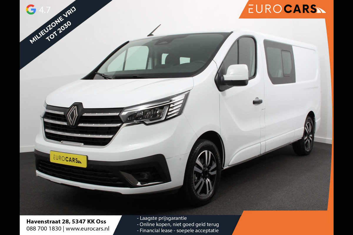 Renault Trafic 2.0 Blue dC1 150 EDC T29 L2H1 Extra Dubbele Cabine | Navigatie | Airco | Lichtmetalen velgen | Betimmering | Trekhaak | Camera | Parkeer sensoren | Dab