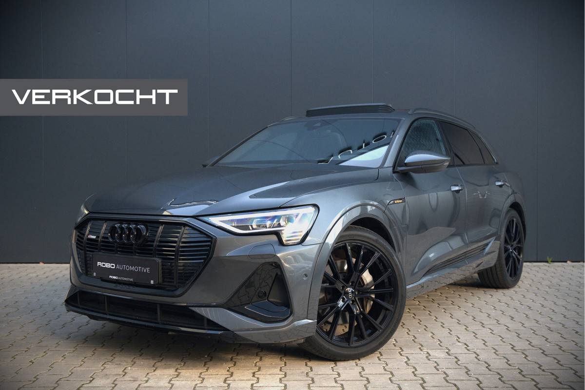 Audi e-tron e-tron 50 quattro S edition Black 71 kWh | S Line | Black Edition | Panoramadak | Memory Seats | Camera | Luchtvering | Adaptive Cruise Control | Keyless | Matrix LED | Leder | Stoelverwarming | NAP | BTW Audi e-tron e-tron 50 quattro S edition Black 71 kWh | S Line | Black Edition | Panoramadak | Memory Seats | Camera | Luchtvering | Adaptive Cruise Control | Keyless | Matrix LED | Leder | Stoelverwarming | NAP | BTW