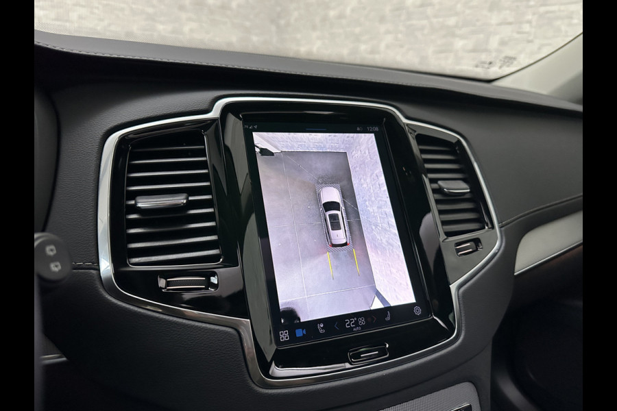 Volvo XC90 T8 R 455pk Long Range AWD Plus Dark | Luchtvering | Panorama | 360 Camera | Trekhaak | Pilot-Assist | ACC | Leder | Memory | Harman-Kardon | BLIS | Sportstoelen | Stoelverwarming V+A | Suurverwarming | Keyless-Entry | Standkachel | Full-LED | Zonwering | Getint Glas | Black-Optic | Draadloos Laden | Carplay |