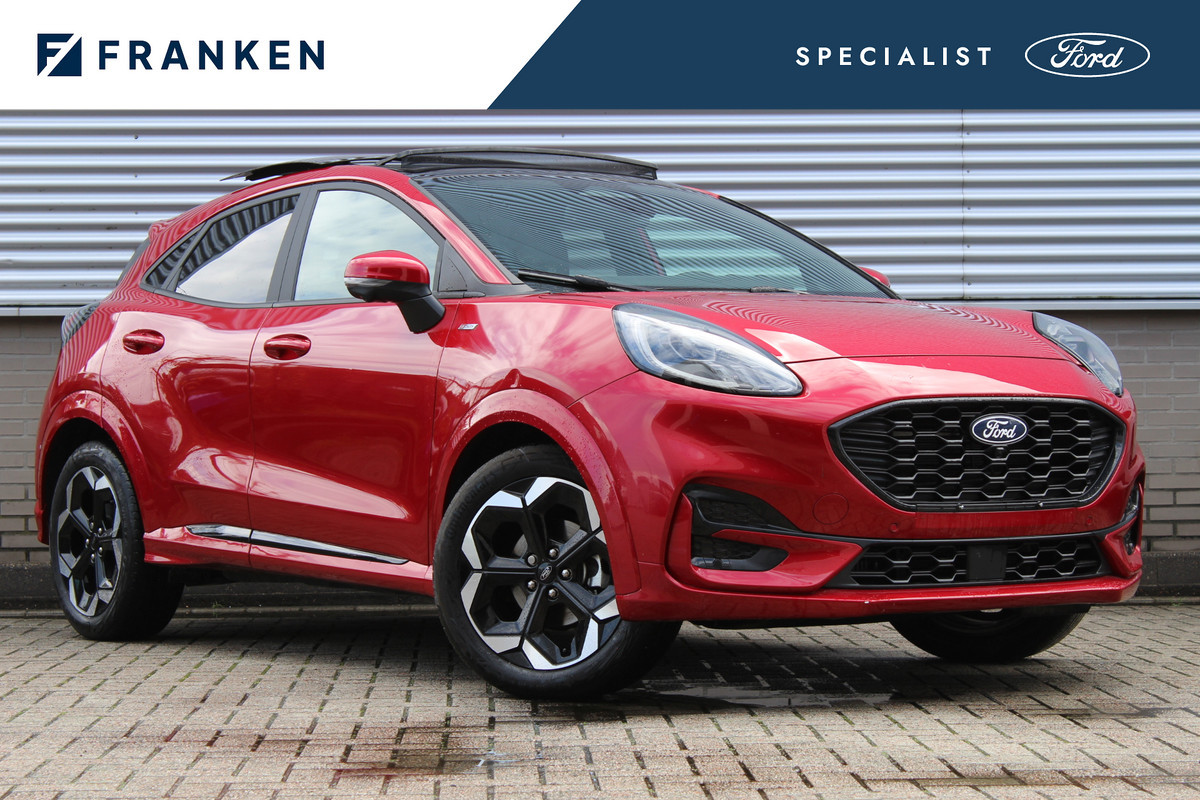 Ford Puma 1.0 EcoBoost Hybrid ST-Line X | Nieuw model | Panoramadak | Trekhaak | BLIS | Carplay | Camera | Adaptieve cruise Ford Puma 1.0 EcoBoost Hybrid ST-Line X | Nieuw model | Panoramadak | Trekhaak | BLIS | Carplay | Camera | Adaptieve cruise