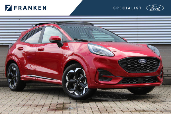 Ford Puma 1.0 EcoBoost Hybrid ST-Line X | Nieuw model | Panoramadak | Trekhaak | BLIS | Carplay | Camera  | Adaptieve cruise