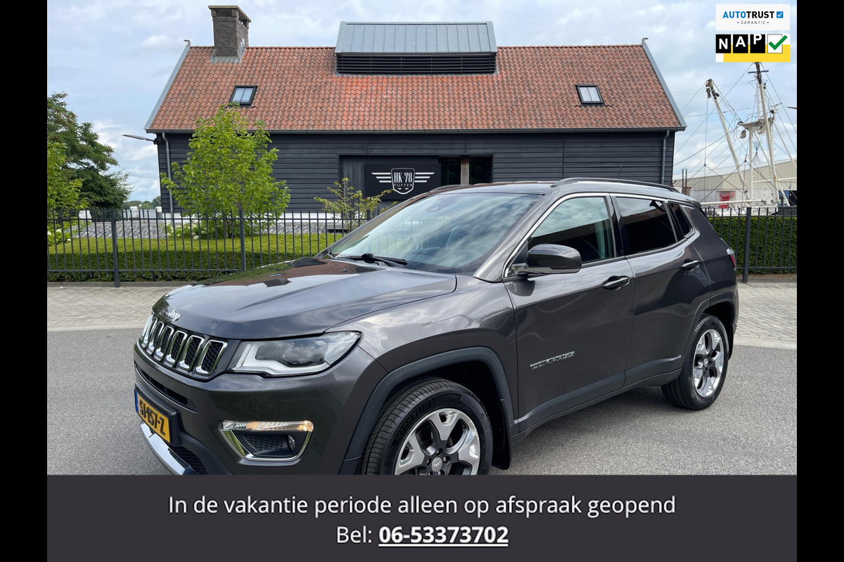 Jeep Compass 1.4 MultiAir Opening Edition 4x4 AUTOMAAT LEER NAVI CAMERA TREKHAAK Jeep Compass 1.4 MultiAir Opening Edition 4x4 AUTOMAAT LEER NAVI CAMERA TREKHAAK