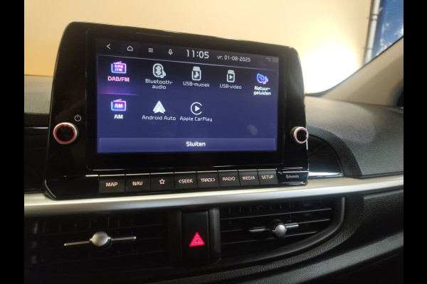 Kia Picanto 1.0 DPi DynamicPlusLine cruise control | clima | navi fabr gar 3/28 | dealer onderhouden