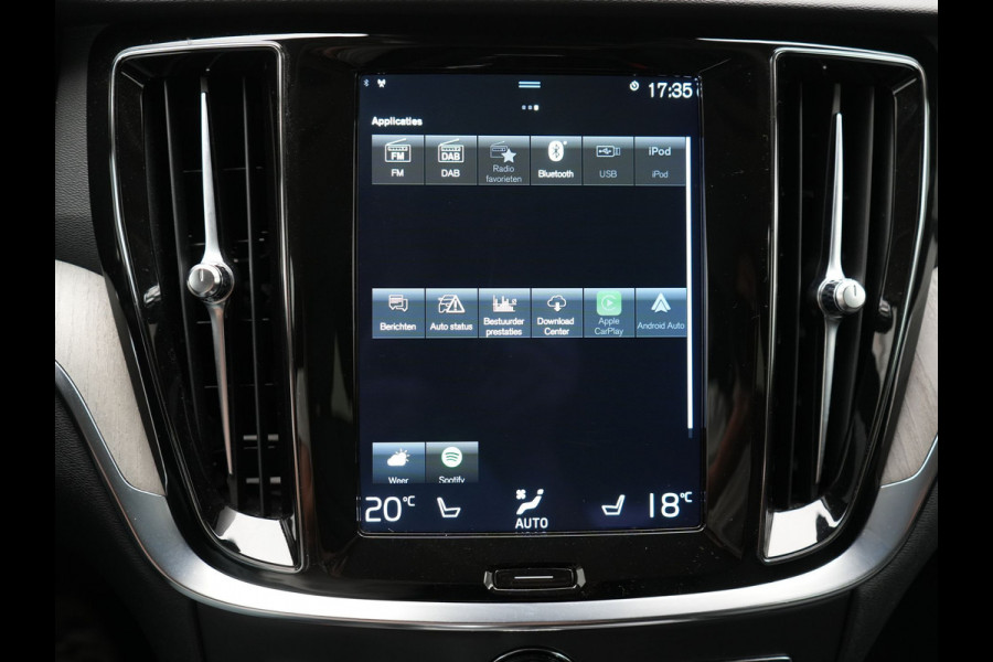 Volvo V60 T6 AWD Inscription Plug In Hybrid 340pk | PHEV | Trekhaak af Fabriek | 360 Camera |  Lederen sportstoelen Memory | Carplay | Keyless | Navigatie | Virtual | DAB |