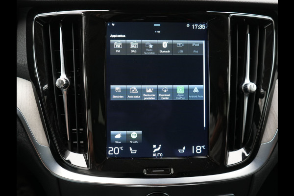 Volvo V60 T6 AWD Inscription Plug In Hybrid 340pk | PHEV | Trekhaak af Fabriek | 360 Camera |  Lederen sportstoelen Memory | Carplay | Keyless | Navigatie | Virtual | DAB |