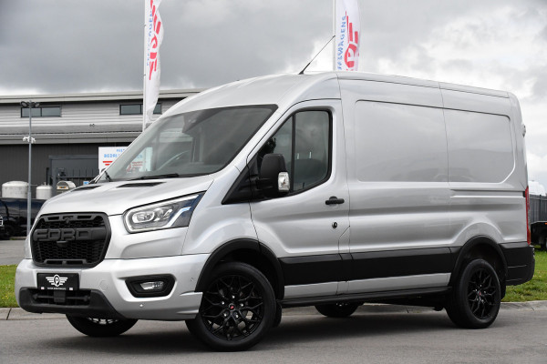 Ford Transit 350 2.0 TDCI L2H2 Limited Raptor Edition Adaptieve Cruise, Camera, Carplay, 185pk, LED, NAVI, Automaat, Trekhaak, Uniek!