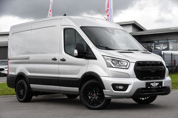Ford Transit 350 2.0 TDCI L2H2 Limited Raptor Edition Adaptieve Cruise, Camera, Carplay, 185pk, LED, NAVI, Automaat, Trekhaak, Uniek!