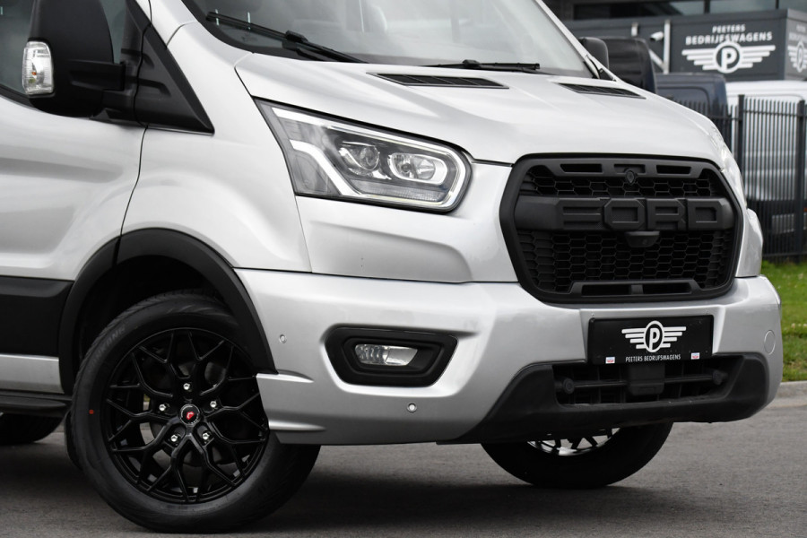 Ford Transit 350 2.0 TDCI L2H2 Limited Raptor Edition Adaptieve Cruise, Camera, Carplay, 185pk, LED, NAVI, Automaat, Trekhaak, Uniek!