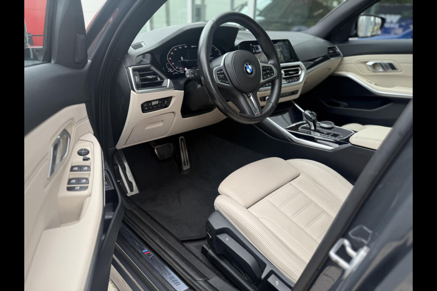 BMW 3 Serie Touring 330e Bus. Ed Plus M-Sport|SOH89%|Pano|Laser|Trekhaak|HUD|Leer|Dravitgrau