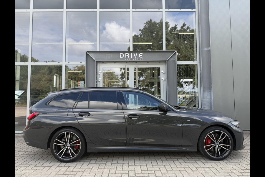 BMW 3 Serie Touring 330e Bus. Ed Plus M-Sport|SOH89%|Pano|Laser|Trekhaak|HUD|Leer|Dravitgrau
