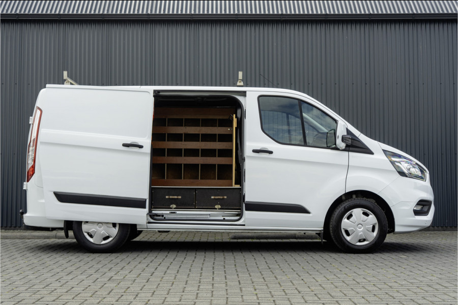 Ford Transit Custom 280 TDCI | L1H1 | LED | 3-Zits | Inrichting | Cruise | Airco | PDC | Euro 6