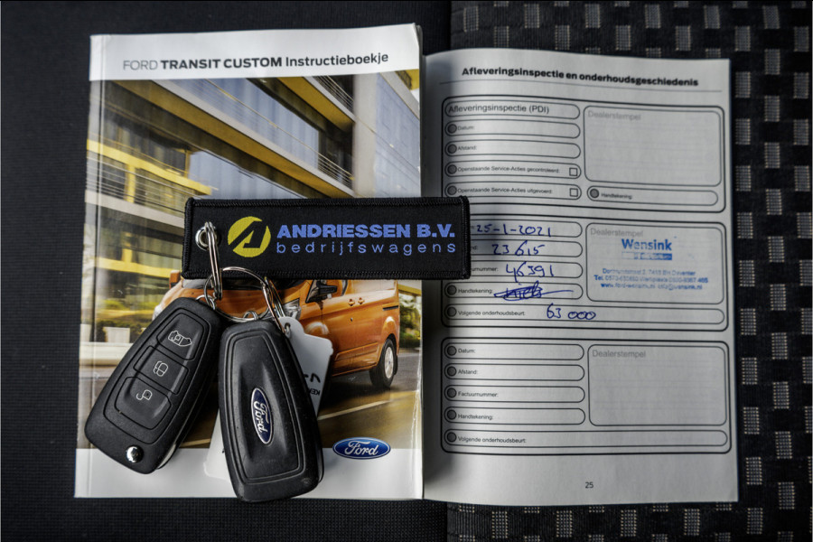 Ford Transit Custom 280 TDCI | L1H1 | LED | 3-Zits | Inrichting | Cruise | Airco | PDC | Euro 6