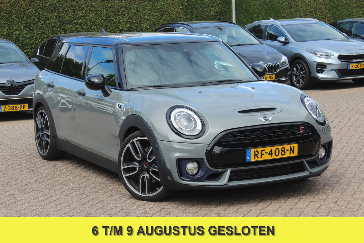 MINI Clubman 2.0 Cooper S Chili Serious Business / Leder / 19'' / Navigatie / Keyless / Getint glas / Parkeerhulp V+A / Stoelverwarming / DAB / Cruise Control