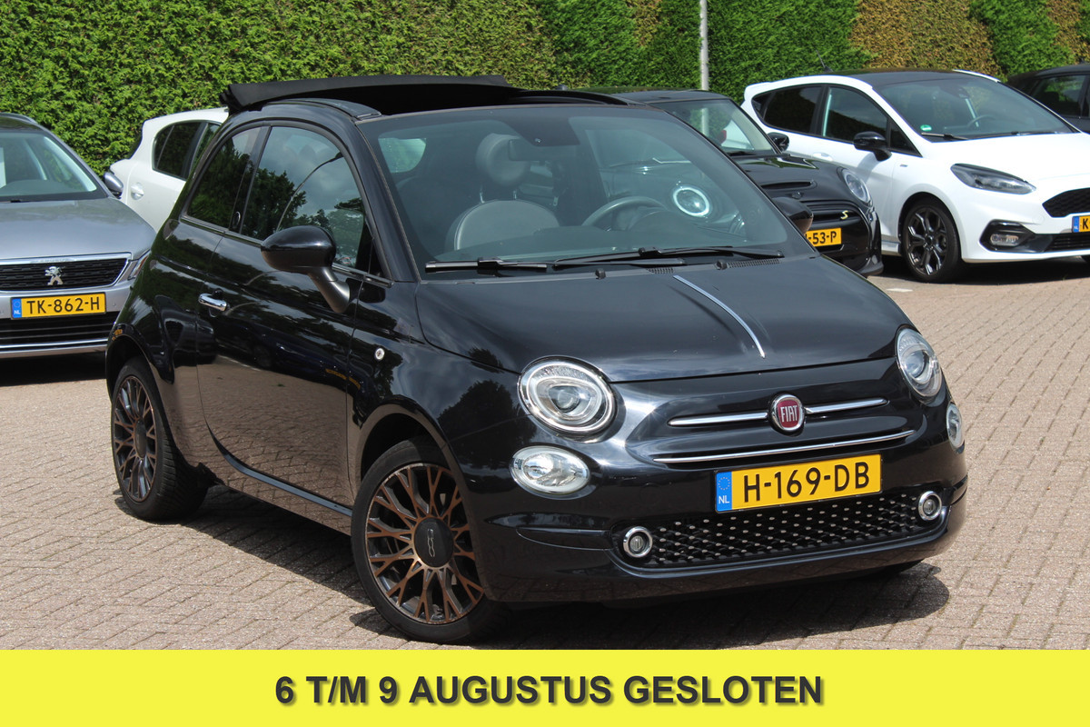 Fiat 500C 0.9 TwinAir Turbo 120TH Edition / Apple CarPlay / Parkeerhulp achter / 16'' / DAB / Cruise Control / Xenon Fiat 500C 0.9 TwinAir Turbo 120TH Edition / Apple CarPlay / Parkeerhulp achter / 16'' / DAB / Cruise Control / Xenon