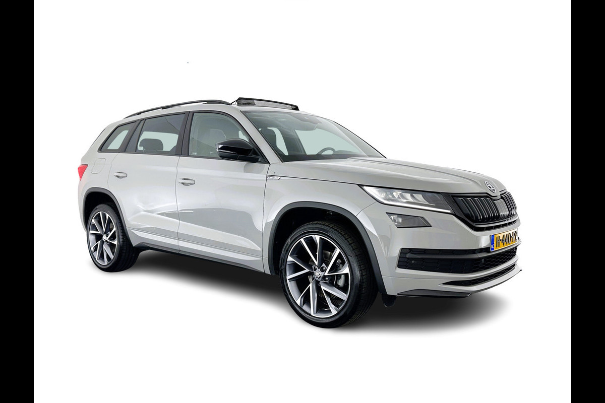Škoda Kodiaq 1.5 TSI Sportline Business Aut. *PANO | LEATHER-ALCANTARA | FULL-LED | ADAPTIVE-CRUISE | BLIND-SPOT | MEMORY-PACK | CANTON-SOUND | CAMERA | KEYLESS | DIGI-COCKPIT | SPORT/HEATED-SEATS | DAB+ | AMBIENT-LIGHT | CARBON |